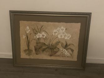 Framed painting