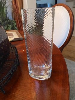 Textured Glass Vase