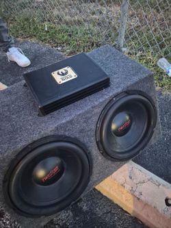 Twister Subwoofers with Phoenix Gold Amplifier