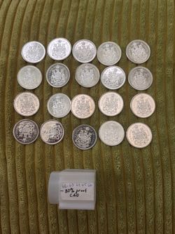 Canadian 50 Cent Silver Coins Proof-Like