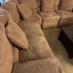 Tan/Brown Couch