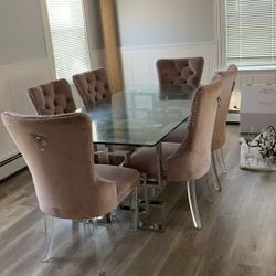 Dining set includes table and 6 chairs for $500. Come see it In Randolph, MA. 