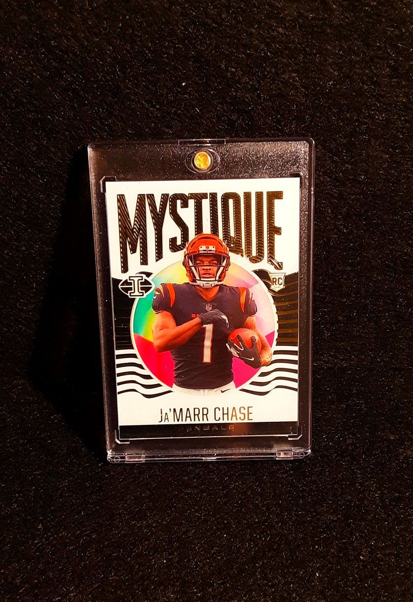 Ja'marr Chase 2021 Mystique Acetate Rookie Card Cincinnati Bengals