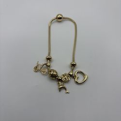 PULSERA DE ORO TIPO PANDORA 14K 11,5 GRS