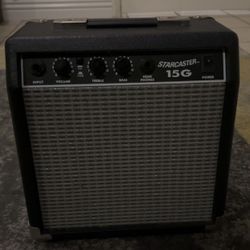 15g starcaster amp with plug in for headphones - great for a beginner