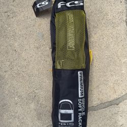 FCS Premium Single Soft Rack For Surfboard 
