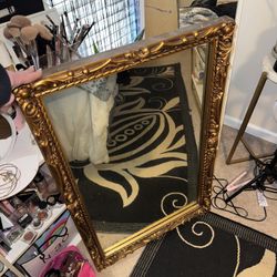 Vintage Gold Mirror