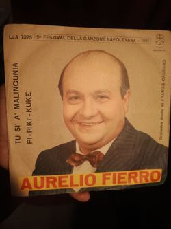 Aurelio Fierro 1961 Italian 45 RPM Vinyl Single