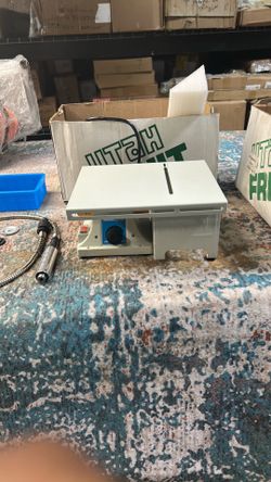 350W 3rd Generation Mill Jewelry Rock Polishing Buffer Bench Lathe Kit – Incomplete – Open Box