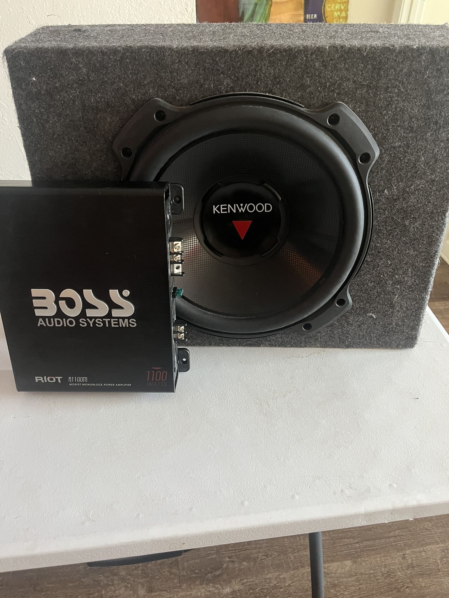 Subwoofer And Amp Package