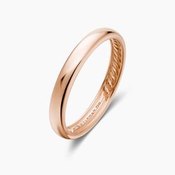 Used David Yurman classic Band Rose Gold 18k 2 Mm