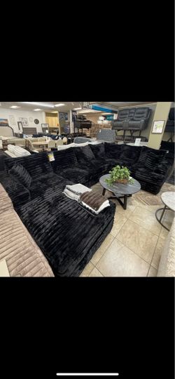 Brand New Super Plush Comfy Corduroy Sectional Set