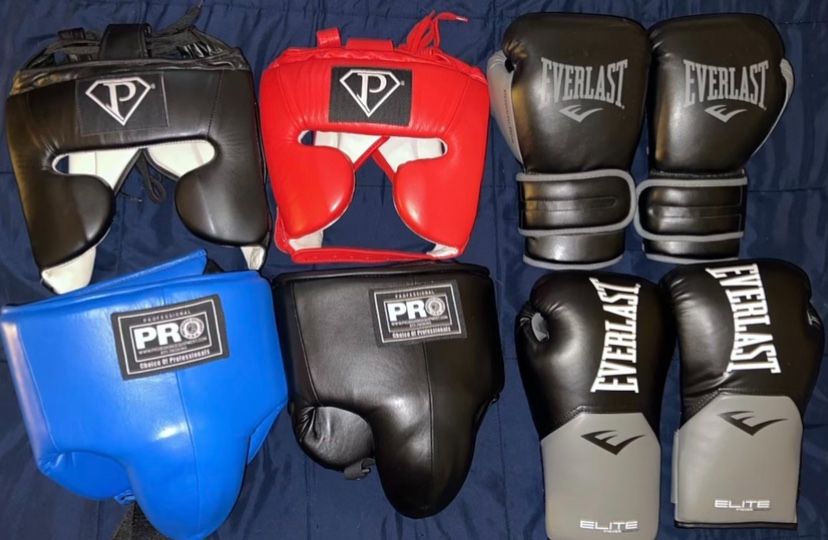 Boxing Gear with Shin Guards 