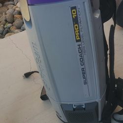 Super Coach Pro 10  Hepa Level Filtration  Proteam Backpack Vacuum 