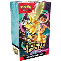 Pokémon TCG Mega Evolution—Ascended Heroes Booster Bundle 6 Packs