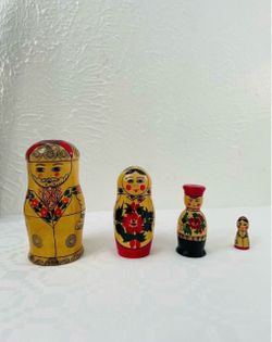 Family Man Nesting Matryoshka Doll 4pc