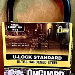 U-LOCK STANDARD ULTRA HARDENED STEEL ONGUARD ONE MEAN LOCK