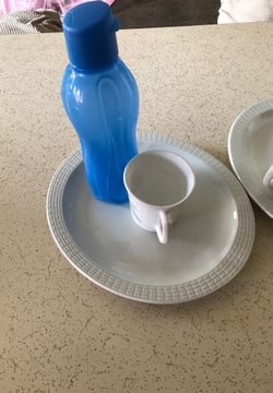 plates and cups