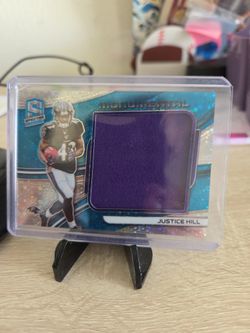 Ravens  Justice  Hill  Jersey  Card