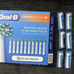 Oral-B CrossAction X Replacement Brush Heads (9-Pack)