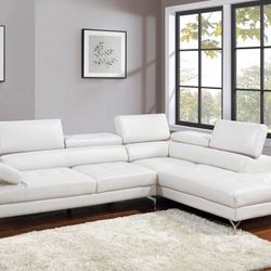 Brand New White Modern Style Sectional Sofa 
