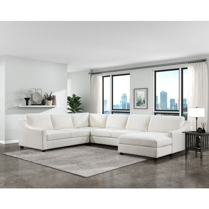 New Sectional White 