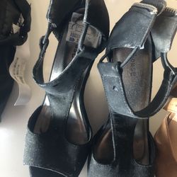 Womens Heals Size 9 Kids Vans Size 12,13