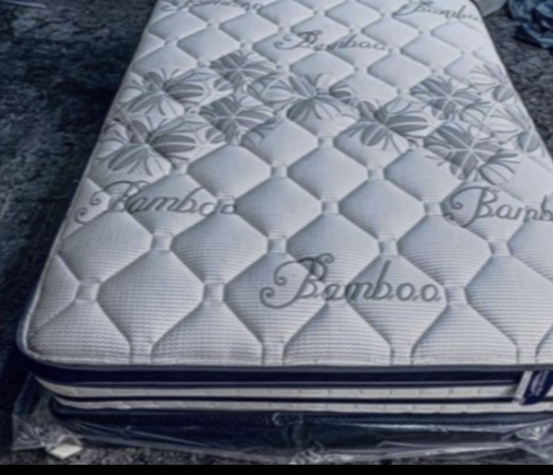 BRAND NEW “LUXURY EURO PILLOW TOP BAMBOO” MATTRESSES 💯 COLCHONES NUEVOS PILLOW TOP 💯 💥12 inches thick 💥 Queen $210❌ $270 With Box Spring 💥 FU