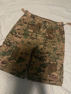 Ksubi camo shorts
