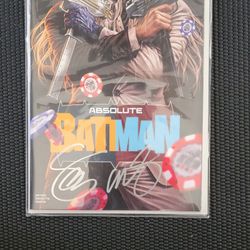 Absolute Batman 21 Brooks 2X Signed