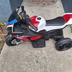 BMW electric ride-on toy motorcycle