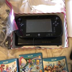 Nintendo Wii U + Games