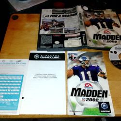 Nintendo GameCube Game EA Sports Madden NFL 2002 