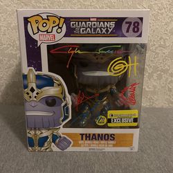 Signed Thanos Funko Pop