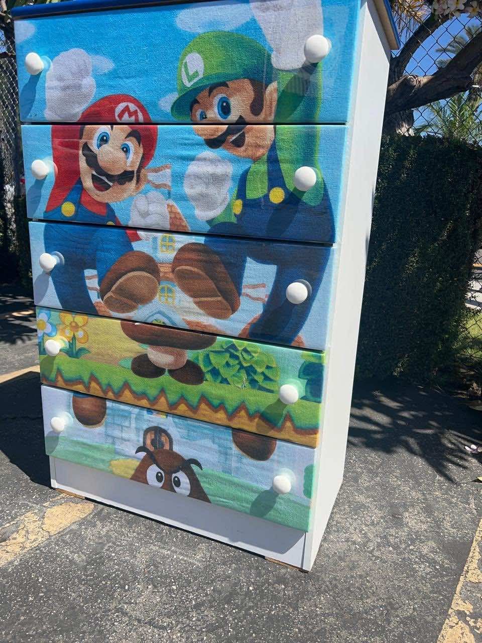 Cw 5 Drawers Mario And Luigi