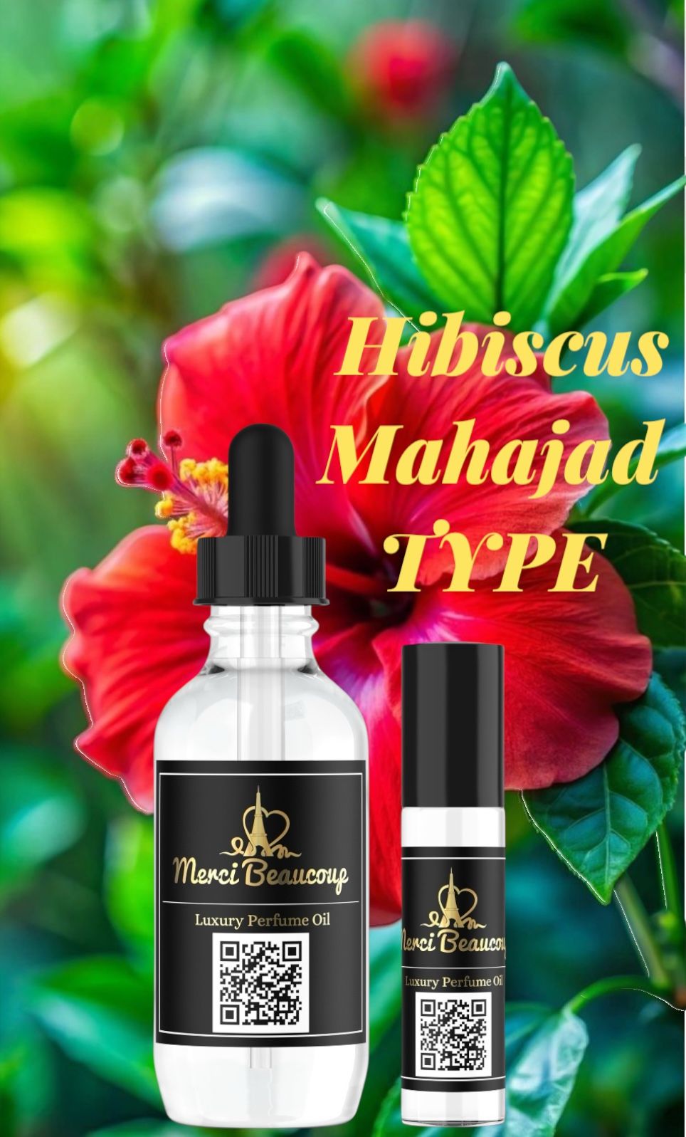 Hibiscus Mahajád Maison Crivelli Unisex TYPE Fragrance Body Oil Long Lasting 60ml