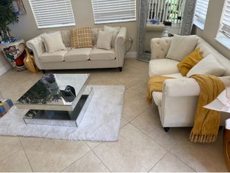Couch and coffee table