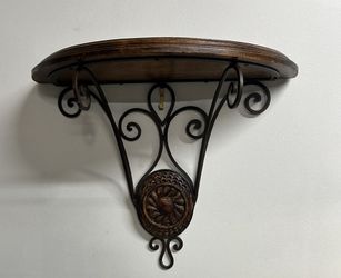 Set of  Vintage Wood Sconces 