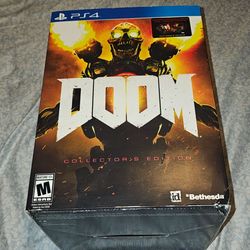 PS4 Doom Collector's Edition Revenant Statue RARE