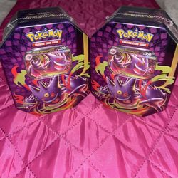 Mega Moonlit Tin Mega Gengar x 2