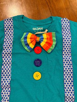 Clown costume shirt size M