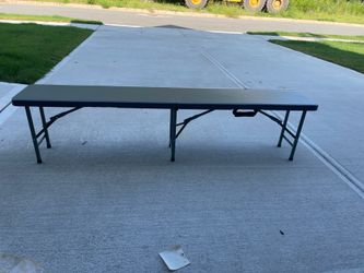 Short folding table/bench