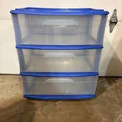Homz 3 Drawer Storage Cart