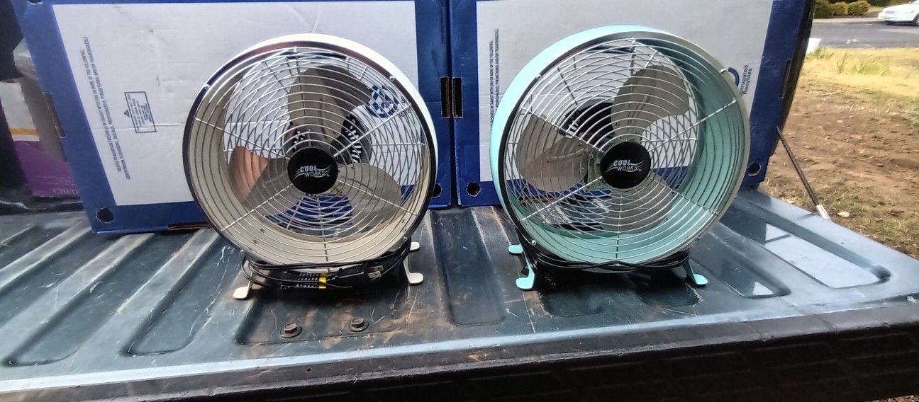 9-in Retro Drum Fan