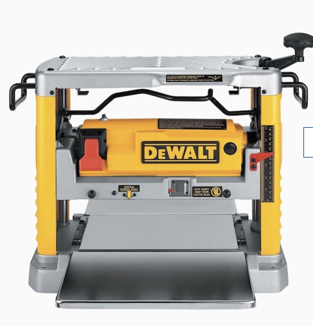 DEWALT 12-1/2-in Thickness Planer with Three Knife Cutter-Head 15 Amp 