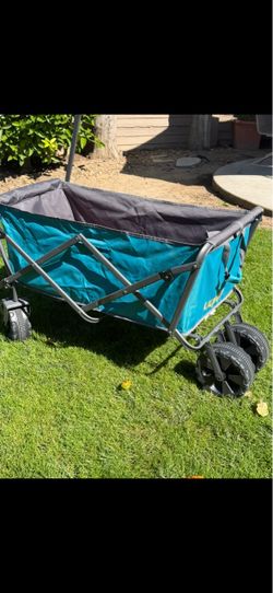 Folding Utility Wagon Cart, todo terreno