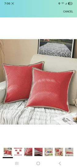 18" Pillow Covers- Set Of 2