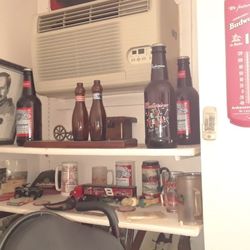 Box And one  Sign Budweiser Stuff