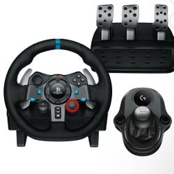 Logitech G29 Gaming Wheel for Playstation bundle with Driving Force Shifter