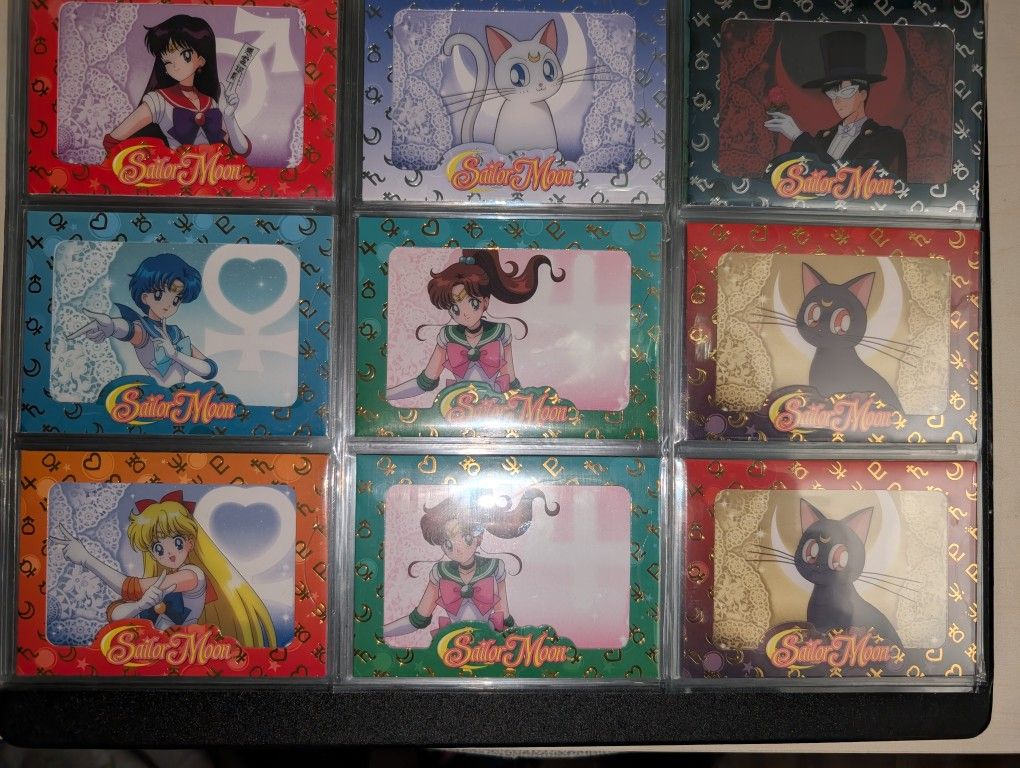 Sailor Moon Cybercel Series 1 Rare Set